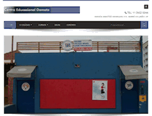Tablet Screenshot of colegiodamato.com.br